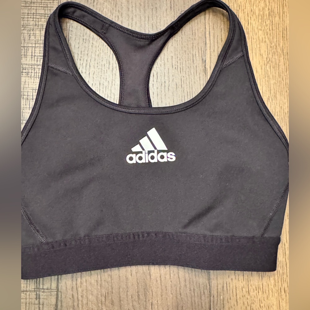 Adidas Women's Black and White Swim Top